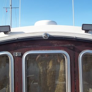 Media 'New Spreader Lights' in album '1985 C-Dory 22 Angler Classic entering Canadian  Customs  Oct.9/09'