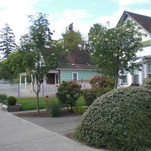 Residential area, downtown Friday Harbor.