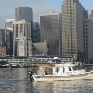 Gypsy River leaving San Francisco.