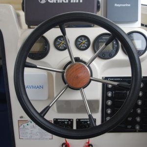 Media 'Wheel Hub replaced with teak hub.' in album 'Wheel Hub replaced with teak hub.'