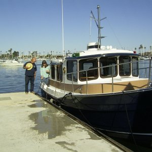 Getting ready to leave the dock