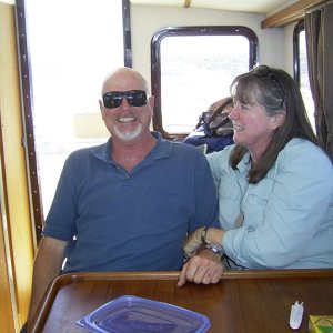 Roger & PJ enjoying the ride