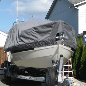 Media 'It's not synched down, but it fits!' in album 'New Sunbrella boat cover from Ed @ Angola Canvas'