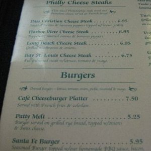 Media 'Partial Menu' in album 'Shrimp PoBoy'