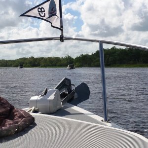 2015-03-13 Following Meri Aura and Blue Days back to Holly Bluff Marina to say good bye