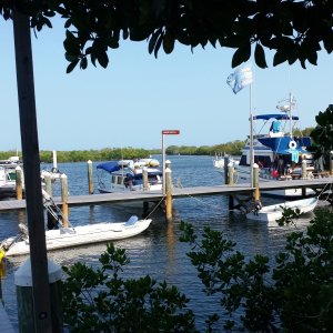 2015-03-26 Docked at John Pennekamp State Park Marina