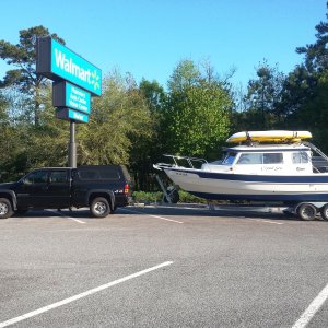 2015-03-29 Walmart camping outside Savannah, Georgia