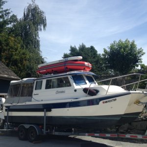 expedition ready, new 11ft dinghy fits perfectly
