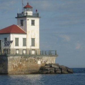 2.) Light house at the mouth of the Oswego River