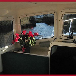 Media '(Smuttynose) I Never Travel w/o flowers on board.' in album '(Smuttynose) Isles of Shoals, NH'
