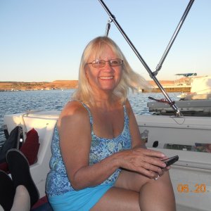 First Mate...only mate...Still gorgeous after all these years, Lake Powell, 2012