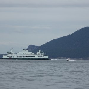 Passing the ferry