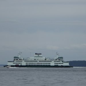 Passing the ferry