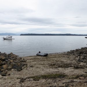 At the outer beach in Eagle Harbor