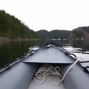 Heading back to Eagle Harbor after an evening Kaboat trip.