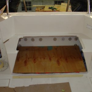 Add plywood after resin coating