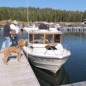 Bob and Charless with pup Brody