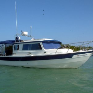 Wild Blue at anchor in Boot Key Harbor