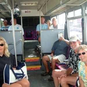 Riding the bus...