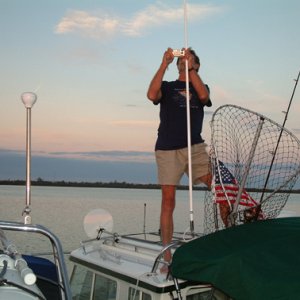 Brent getting the sunset shot