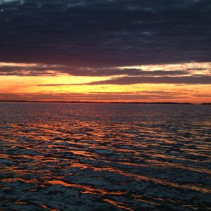 Sunrise at anchor