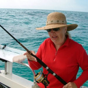 Joan, as fishing student