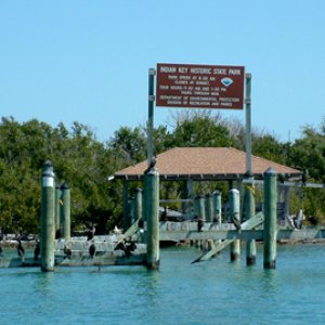 Indian Key; no docks