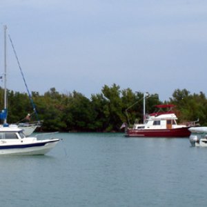 Wild Blue and Discovery at No Name Harbor