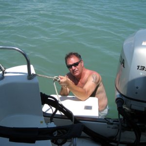 Heading in to check the boat