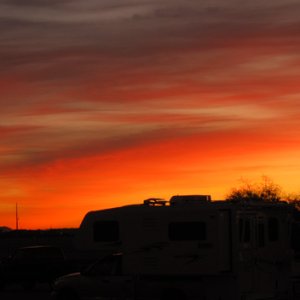 New Year sunrise