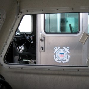 Being boarded by the Coast Guard
