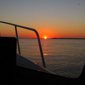 Gulf sunrise 1 (it\'s good to be back on the water)