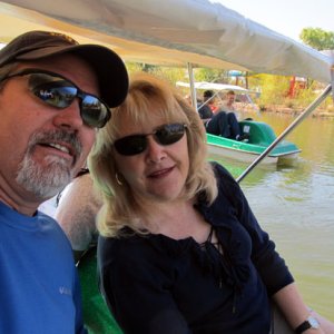 On the water