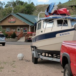 In an RV site (notice the VuQube)