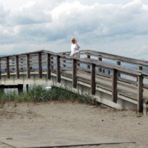 The dock at Sidney Spit