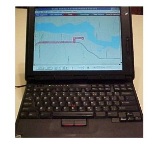 Useing laptop for gps screen