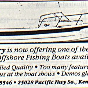 (lyle-t) !989 Fishing holes  advertisment C-Dory