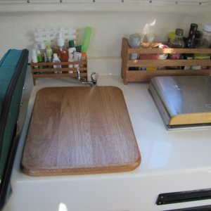 Media 'Cover for sink made by CW; adds much needed counter space.' in album 'Made again by CW'
