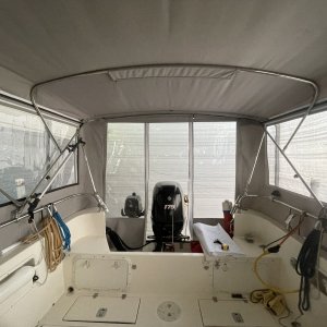 New Enclosure (almost done after finally getting the Sailrite machine) more details later