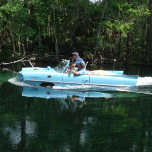Aquatic Car on Silver River Florida 07