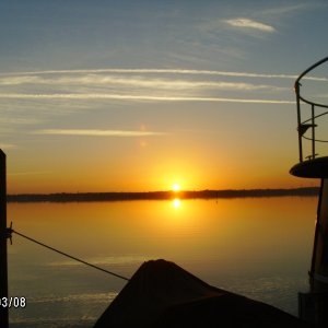 Sunset at Crystal Cove Marina, Florida