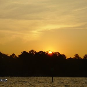 Sunset Whittaker Pointe Marina, NC