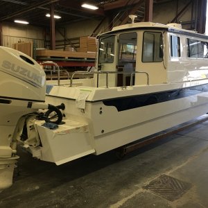 A Tom Cat 255 almost ready to roll out the door