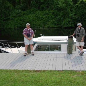 SKIMMER team, Lou Schiavo & Bob McGinness.