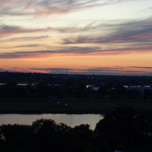 sunset over Kingston on Canada Day