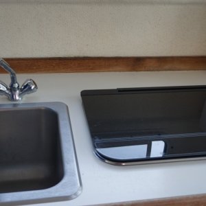 deep stainless sink