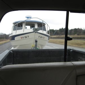 CD25 being towed home