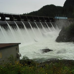 Dam at Ocean Falls