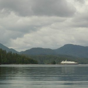 Alaska State Ferry - the Blue Canoe