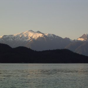 Sunrise on Mt. Harrington, Johnson Channel